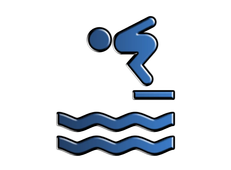 ikona skoki do basenu